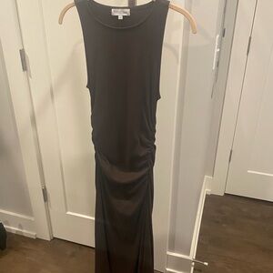 NWOT Michael Stars Perez Dark Brown Midi Dress Small